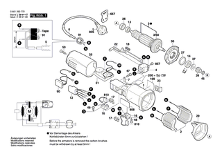 BOSCH Firmenschild | Ersatzteile f�r GEX 150 TURBO - 2601116002