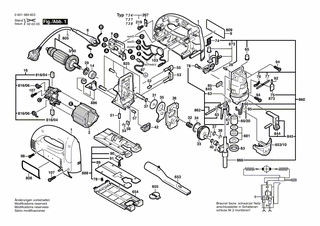 BOSCH Hinweisschild | Ersatzteile f�r GST 100 BCE -...