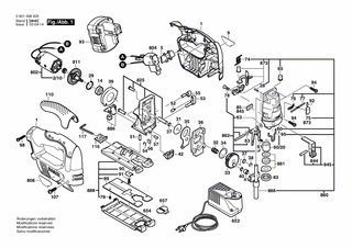 BOSCH Typschild | Ersatzteile f�r GST 14,4 V - 2601116128