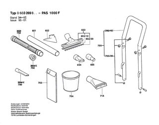 BOSCH Fugend�se � 35 MM, L= 250 MM | Ersatzteile f�r PAS 1000 F | 2607000165
