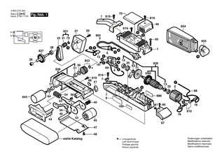BOSCH Firmenschild PBS 75A SONNENSEITE | Ersatzteile f�r PBS 75 A - 2601118959