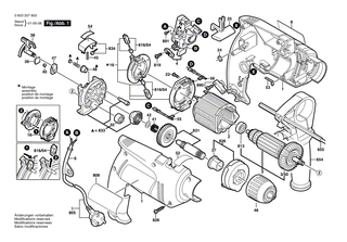 BOSCH Hinweisschild | Ersatzteile f�r PSB 13 RE, PSB 550 RE - 2601119419
