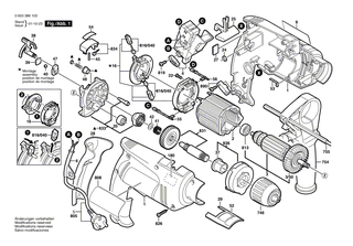 BOSCH Hinweisschild | Ersatzteile f�r PSB 13 RE, PSB 550 RE - 2601119419
