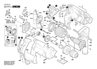 BOSCH Hinweisschild | Ersatzteile f�r PSB 13 RE, PSB 550 RE - 2601119419