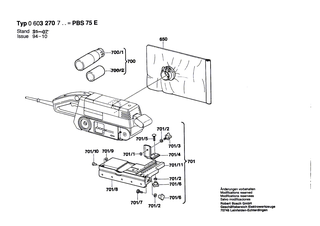 BOSCH Verbindungsleitung L=410 MM WEISS | Ersatzteile für PBS 75 E | 1604438018