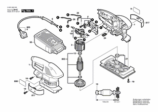 BOSCH Firmenschild | Ersatzteile f�r PSS 240 A - 2601119893