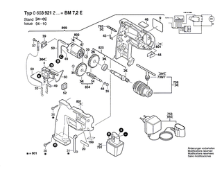 BOSCH Haltefeder | Ersatzteile f�r GBM 7,2 VRL, GBM 9,6 VRL - 2601250002