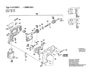 BOSCH Haltefeder | Ersatzteile f�r GBM 7,2 VRL, GBM 9,6 VRL - 2601250002