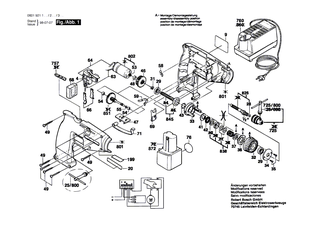 BOSCH Haltefeder | Ersatzteile f�r GBM 7,2 VRL, GBM 9,6 VRL - 2601250002