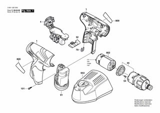 BOSCH Halteklammer | Ersatzteile f�r GSR 10,8 V-LI, GSR...