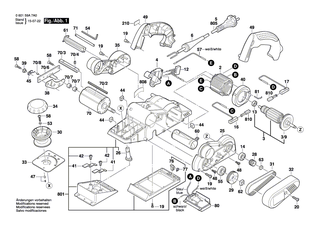 BOSCH Federblech | Ersatzteile f�r GHO 31-82, GHO 36-82 C - 2601290016