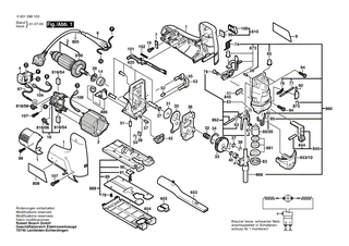 BOSCH Rollenhebel | Ersatzteile f�r GST 100 CE, GST 100 BCE - 2601321904