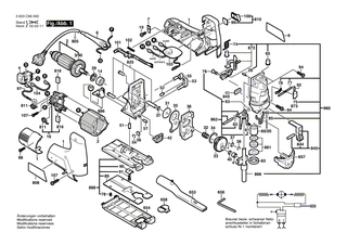 BOSCH Rollenhebel | Ersatzteile f�r GST 100 CE, GST 100 BCE - 2601321904
