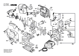 BOSCH Rollenhebel | Ersatzteile f�r GST 100 CE, GST 100 BCE - 2601321904