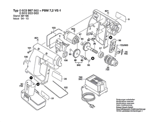 BOSCH Klemmfeder | Ersatzteile f�r GSR 12 VET, GWB 7,2 V - 2601322016
