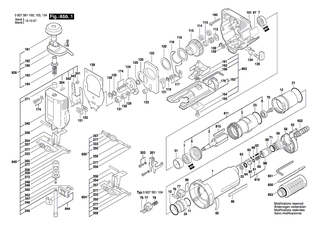 BOSCH Schutzvorrichtung | Ersatzteile f�r GST 60 PB, GST 60 PBAE - 2601322021