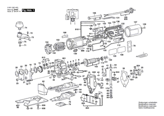 BOSCH Schutzvorrichtung | Ersatzteile f�r GST 60 PB, GST 60 PBAE - 2601322021