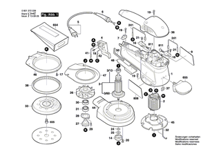BOSCH Luftleitring | Ersatzteile f�r GEX 125 AC, GEX 150 AC - 2601328047