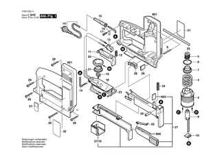 BOSCH Biegeformfeder | Ersatzteile f�r PTK 23 E, PTK 14 E - 2601329009