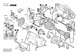 BOSCH Kontaktbügel | Ersatzteile für GSB 450 RE, PSB 800-2 RA - 2601329043