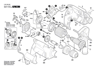 BOSCH Kontaktb�gel | Ersatzteile f�r GSB 450 RE, PSB 800-2 RA - 2601329043