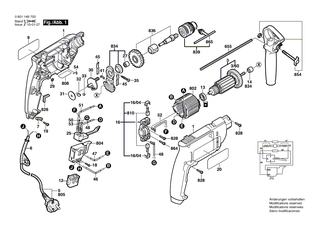 BOSCH Kontaktb�gel | Ersatzteile f�r GSB 450 RE, PSB 800-2 RA - 2601329043