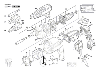 BOSCH Gurthalteclip | Ersatzteile f�r GSR 6-25 TE, GSR 6-45 TE - 2601329127