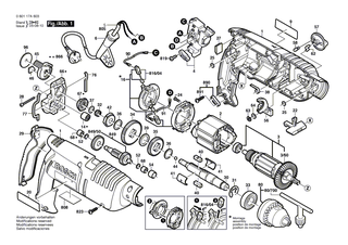 BOSCH Gabelhebel | Ersatzteile f�r GSB 1800-2, GSB 1800-2 RE - 2601990009