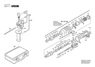 BOSCH Zusatzhandgriff �43 MM | Ersatzteile f�r DBH 740, UBH 2/20 S - 2602025070