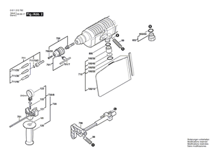 BOSCH Zusatzhandgriff �43 MM | Ersatzteile f�r DBH 740, UBH 2/20 S - 2602025070