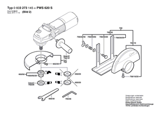 BOSCH Aufnahmeflansch �22,2x42 MM | Ersatzteile f�r PWS 620 S | 1605703099