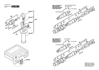 BOSCH Zusatzhandgriff �43 MM | Ersatzteile f�r GSB 22-2 RE, GSB 22-2 RCE - 2602025118