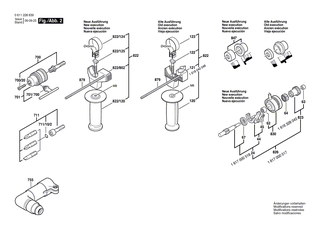 BOSCH Zusatzhandgriff �43 MM | Ersatzteile f�r GSB 22-2 RE, GSB 22-2 RCE - 2602025118