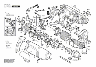 BOSCH Zusatzhandgriff SCHWARZ | Ersatzteile für PSB 750-2 RE, PSB 700-2 RE - 2602025125