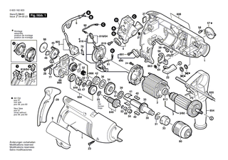 BOSCH Zusatzhandgriff SCHWARZ | Ersatzteile für PSB 750-2 RE, PSB 700-2 RE - 2602025125