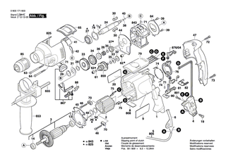 BOSCH Zusatzhandgriff SCHWARZ | Ersatzteile für PSB 750-2 RE, PSB 700-2 RE - 2602025125