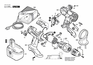 BOSCH Zusatzhandgriff | Ersatzteile f�r GSR 24 VE-2, GSR...