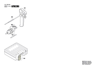 BOSCH Zusatzhandgriff | Ersatzteile f�r GBH 2-18 RE - 2602025149