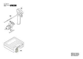 BOSCH Zusatzhandgriff | Ersatzteile f�r GBH 2-18 RE - 2602025149