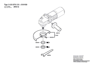 BOSCH Schleifspindel 5/8 | Ersatzteile f�r B9150 | 1603523122