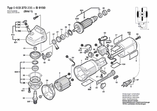 BOSCH Getriebegehuse | Ersatzteile fr B9150 | 1605806480