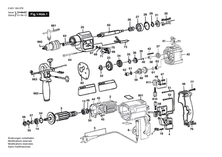 BOSCH Verstellschieber | Ersatzteile f�r GSB 16-2 - 2602033006