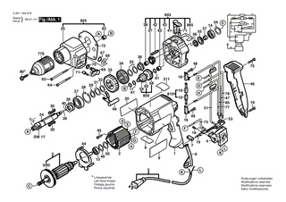 BOSCH Verstellschieber | Ersatzteile f�r GSB 16-2 - 2602033006
