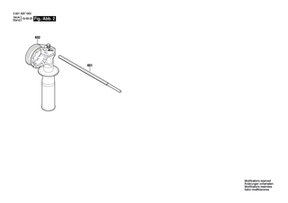 BOSCH Tiefenanschlag | Ersatzteile f�r GSB 1300, GSB 18-2 RE - 2603001009