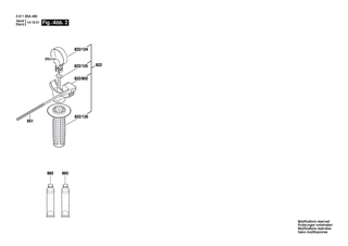BOSCH Tiefenanschlag | Ersatzteile f�r GSB 1300, GSB 18-2 RE - 2603001009