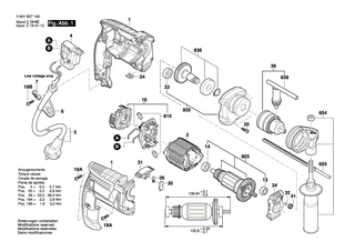 BOSCH Tiefenanschlag | Ersatzteile f�r GSB 1300, GSB 18-2 RE - 2603001009