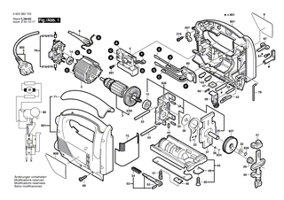 BOSCH Lagerbolzen | Ersatzteile f�r PST 650 PE, PST 750 PE - 2603105080