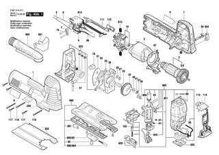 BOSCH Lagerbolzen | Ersatzteile f�r GST 140 CE, GST 1400 CE - 2603105135