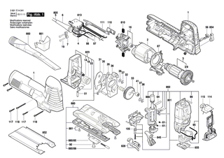 BOSCH Lagerbolzen | Ersatzteile f�r GST 140 CE, GST 1400 CE - 2603105135