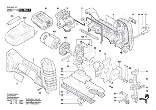 BOSCH Lagerbolzen | Ersatzteile f�r GST 18 V-LI S, GST 18 V-LI B - 2603105143